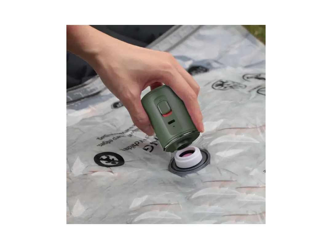 Porodo Lifestyle Nano Portable Electric Pump - Green | Fast Inflation Porodo Lifestyle Nano Portable Electric Pump - Green | Fast Inflation